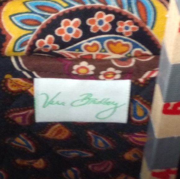 Brown Motif Vera Bradley Over Shoulder Tote § - Picture 8 of 13